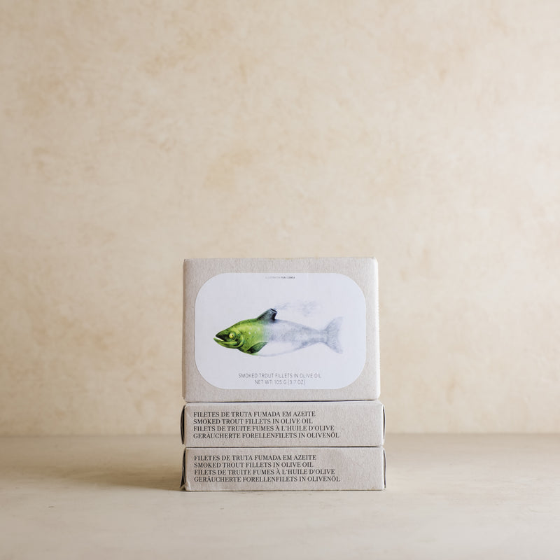 Jose Gourmet Smoked Trout Fillets in Olive Oil